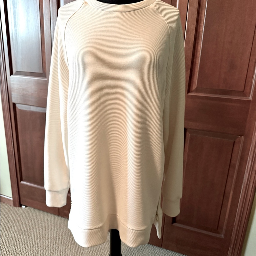 Varley Manning Crew Sweatshirt Eggnog Medium